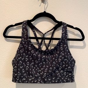 Black Leopard matching workout set